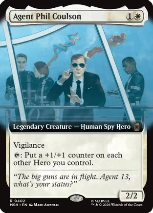 Agent Phil Coulson (Extended Art) (MSH-402) - Marvel Super Heroes Foil