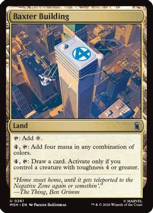 Baxter Building (MSH-261) - Marvel Super Heroes