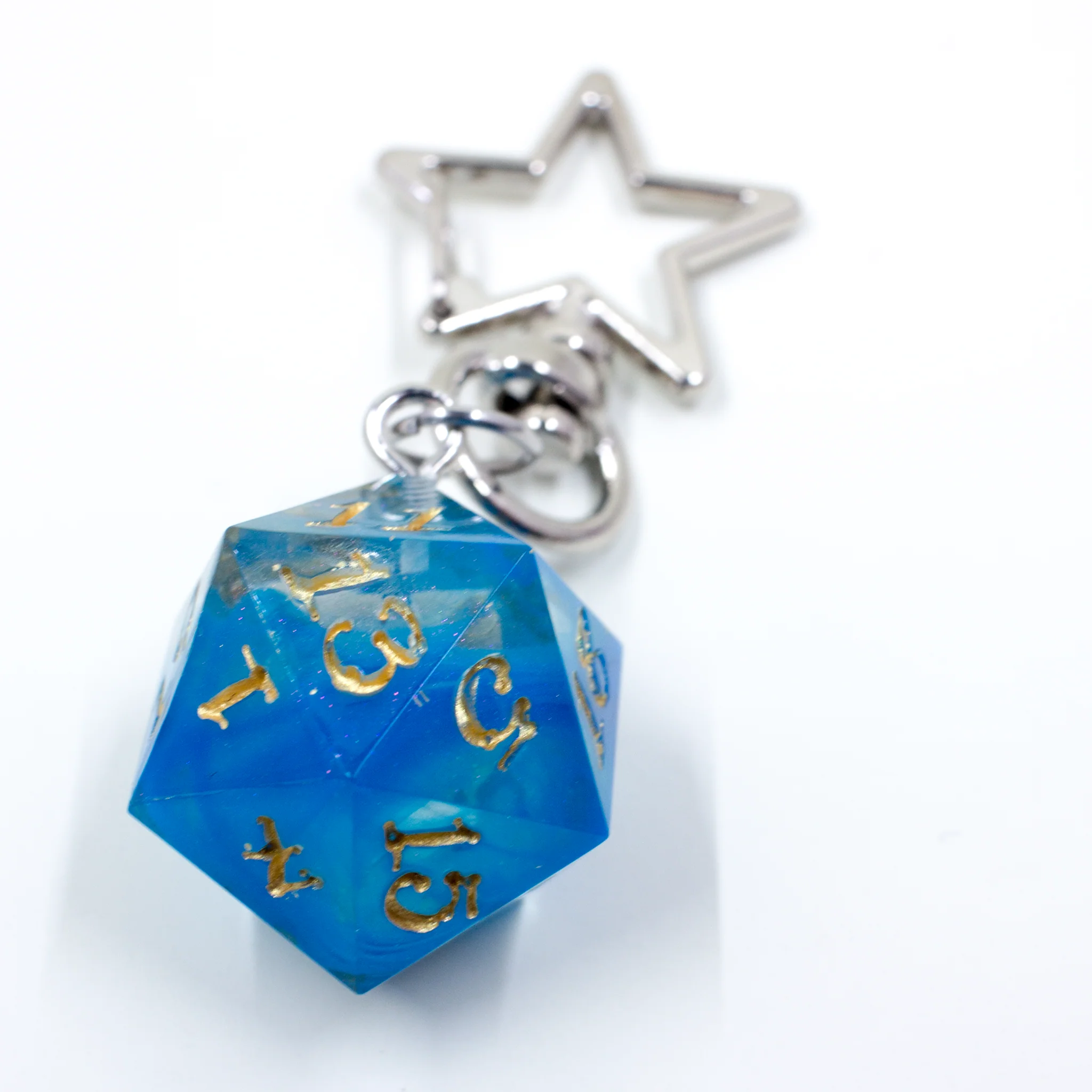 Blue Crystal Atelier - D20 Keychain - Image 4
