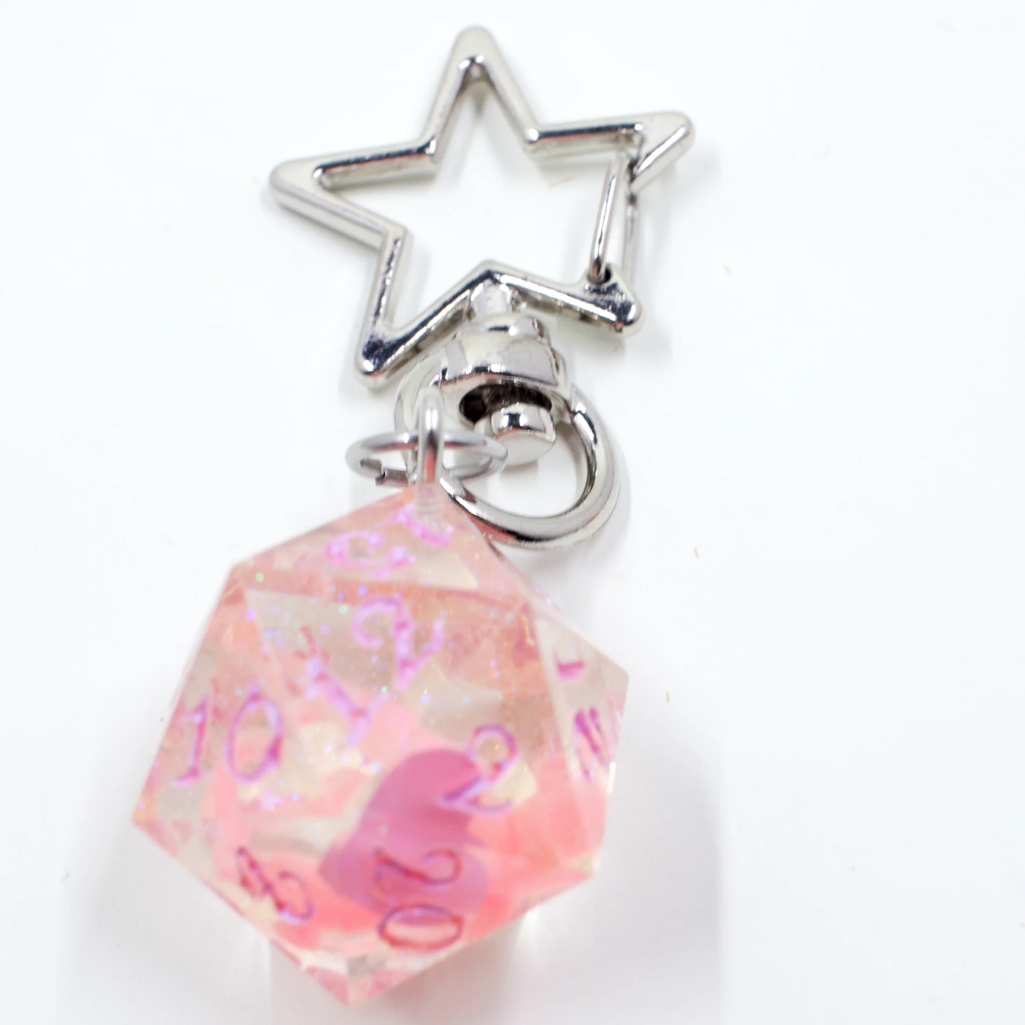 Blue Crystal Atelier - Origami Dragon D20 Keychain - Image 7