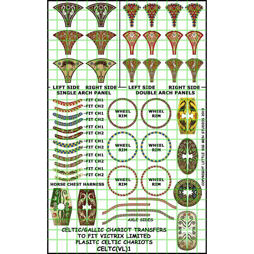 Celtic chariot and fighting crew transfers