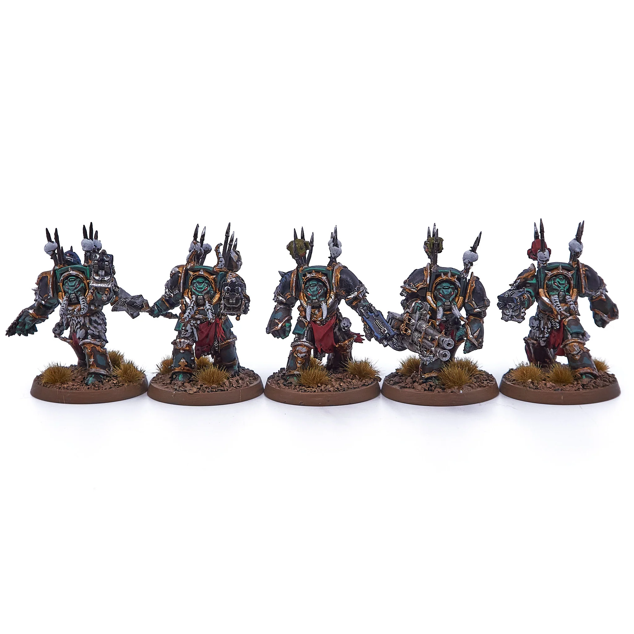 Chaos Space Marines - Chaos Terminator Squad (13193-V) - Used