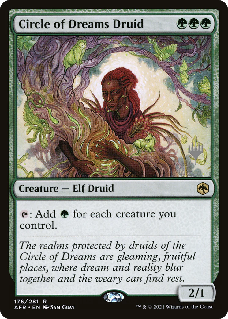 Circle of Dreams Druid (PPAFR-176) - Adventures in the Forgotten Realms Promos Foil