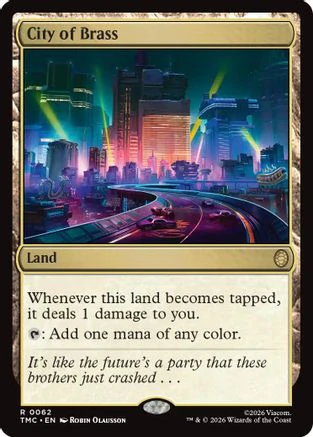 City of Brass (TMC-062) - Commander: Teenage Mutant Ninja Turtles Foil