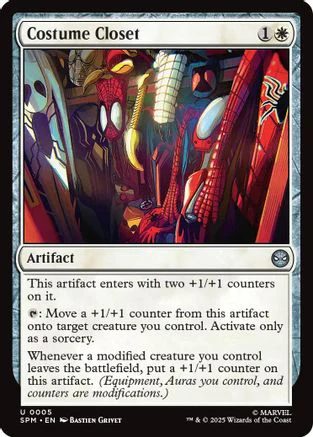 Costume Closet (SPM-005) - Marvel's Spider-Man Foil