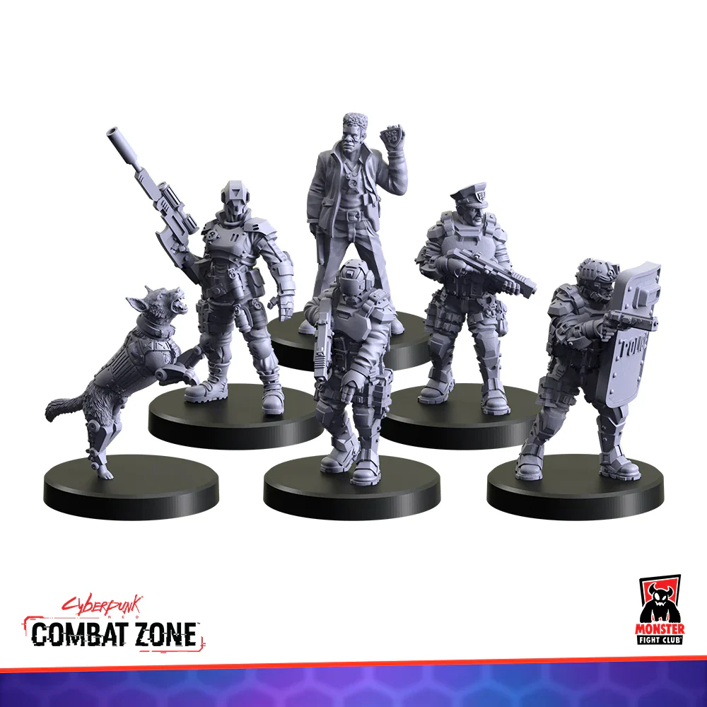 Cyber Punk Red Combat Zone : Lawmen Faction Starter - Image 2