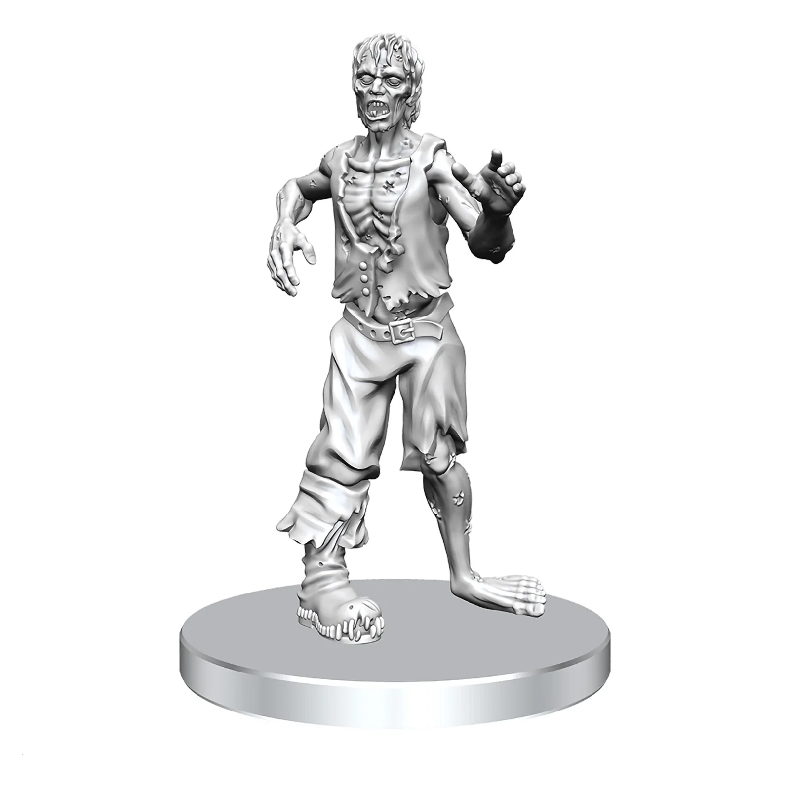 D&D Unpainted Minis - Classic Vampire & Classic Zombie (90813) - Image 3