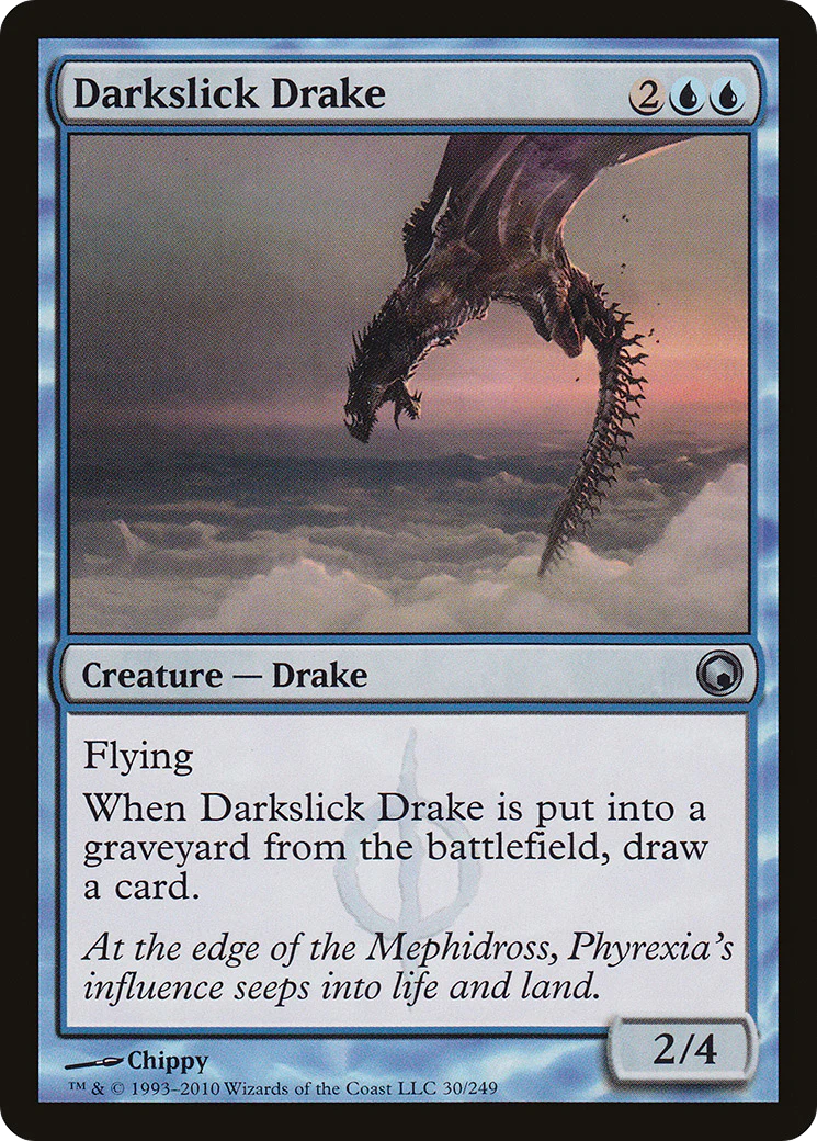 Darkslick Drake (SOM-030) - Scars of Mirrodin