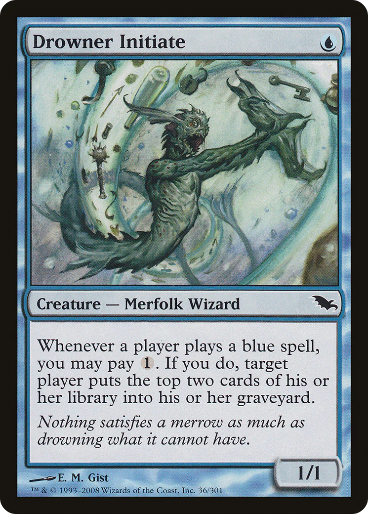 Drowner Initiate (SHM-036) - Shadowmoor