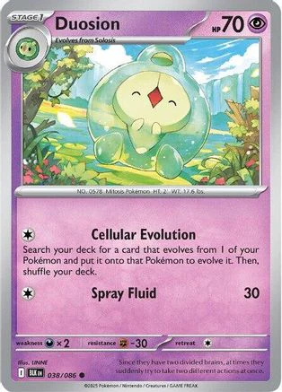 Duosion 038/086  SV Black Bolt - Common
