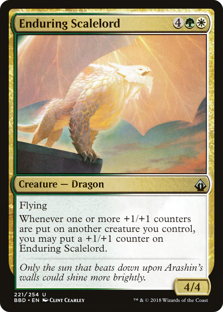 Enduring Scalelord (BBD-221) - Battlebond Foil