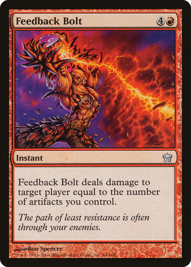 Feedback Bolt (5DN-064) - Fifth Dawn Foil