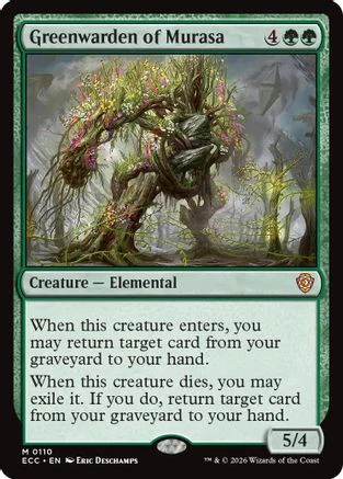 Greenwarden of Murasa (ECC-110) - Commander: Lorwyn Eclipsed