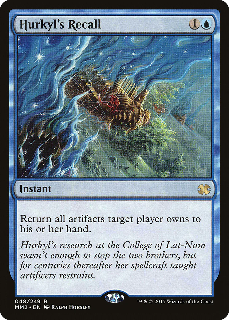 Hurkyl's Recall (MM2-048) - Modern Masters 2015