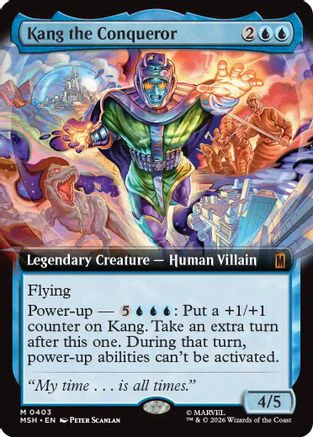 Kang the Conqueror (Extended Art) (MSH-403) - Marvel Super Heroes Foil