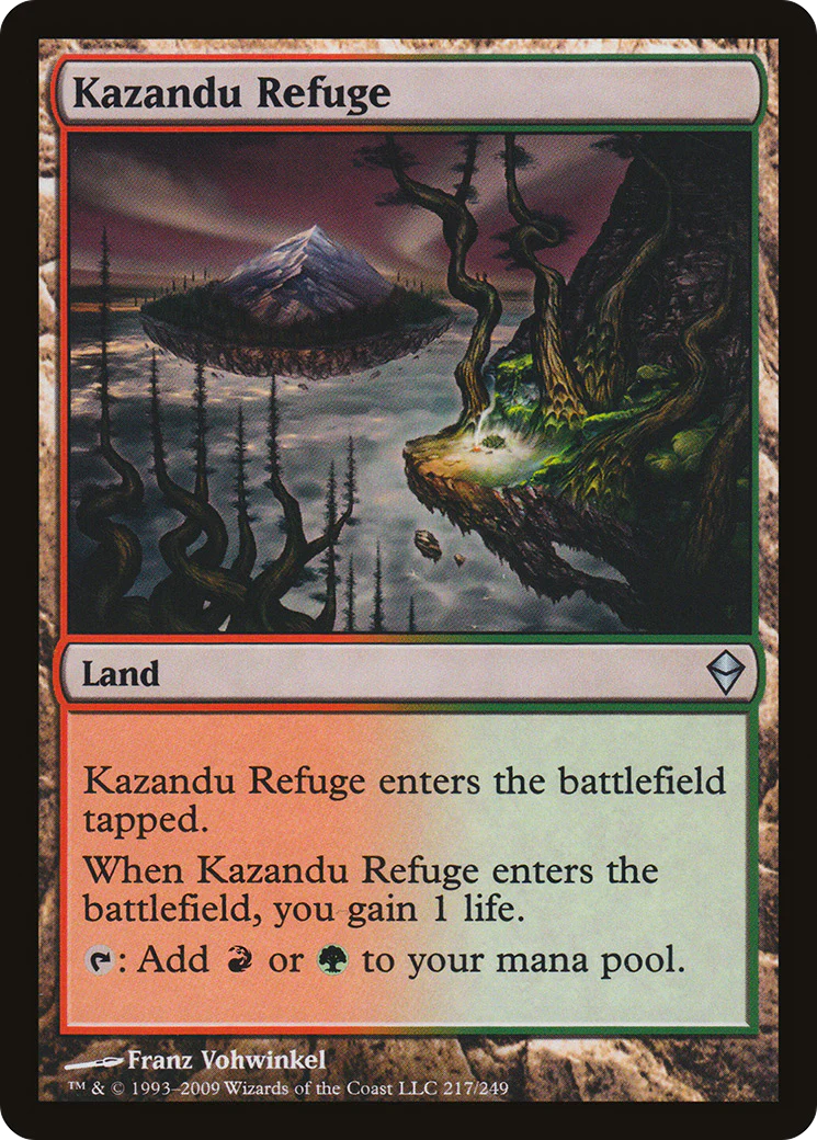 Kazandu Refuge (ZEN-217) - Zendikar Foil