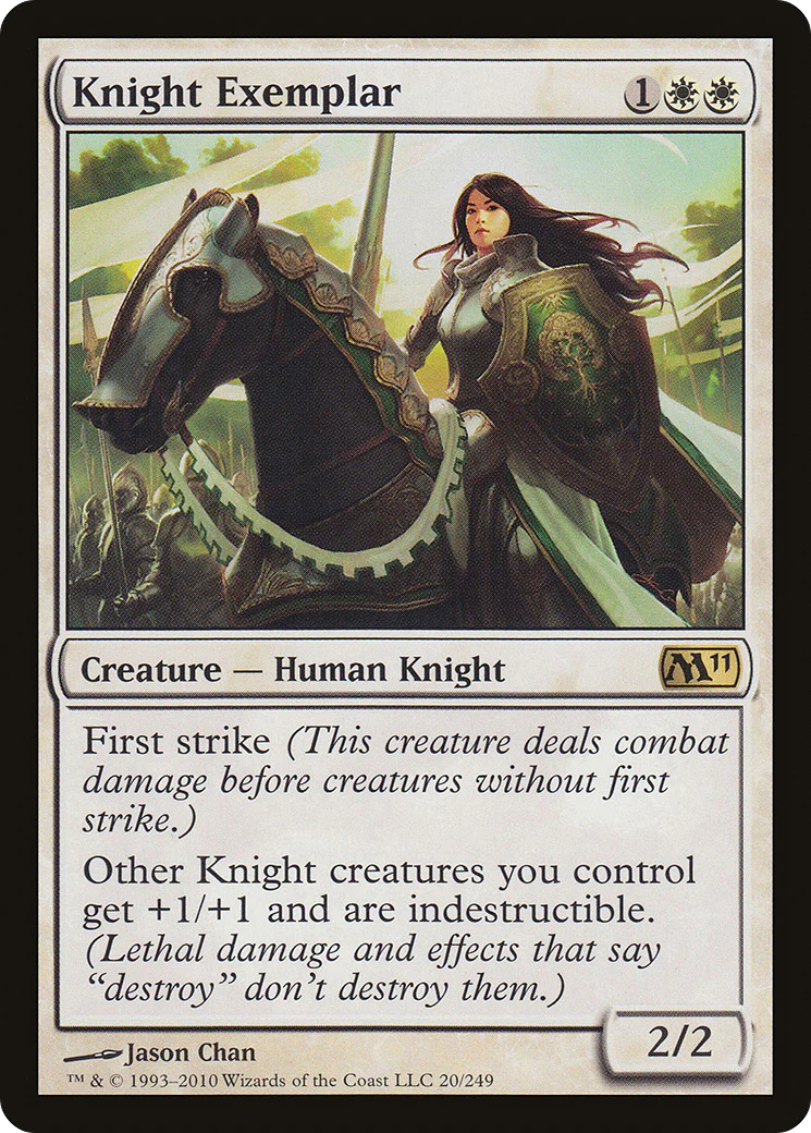 Knight Exemplar (M11-020) - Magic 2011