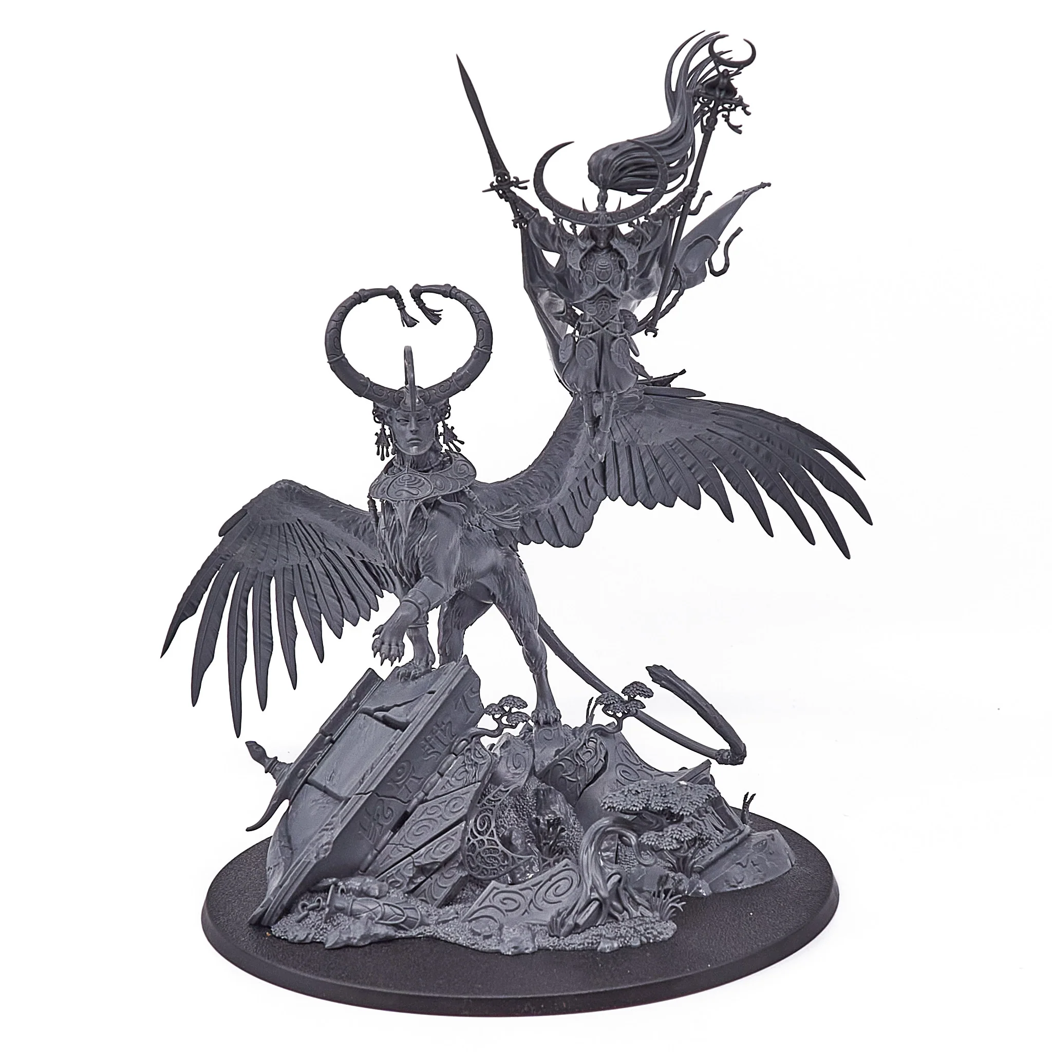 Lumineth Realm-lords - Archmage Teclis and Celennar, Spirit of Hysh (15837-V) - Used