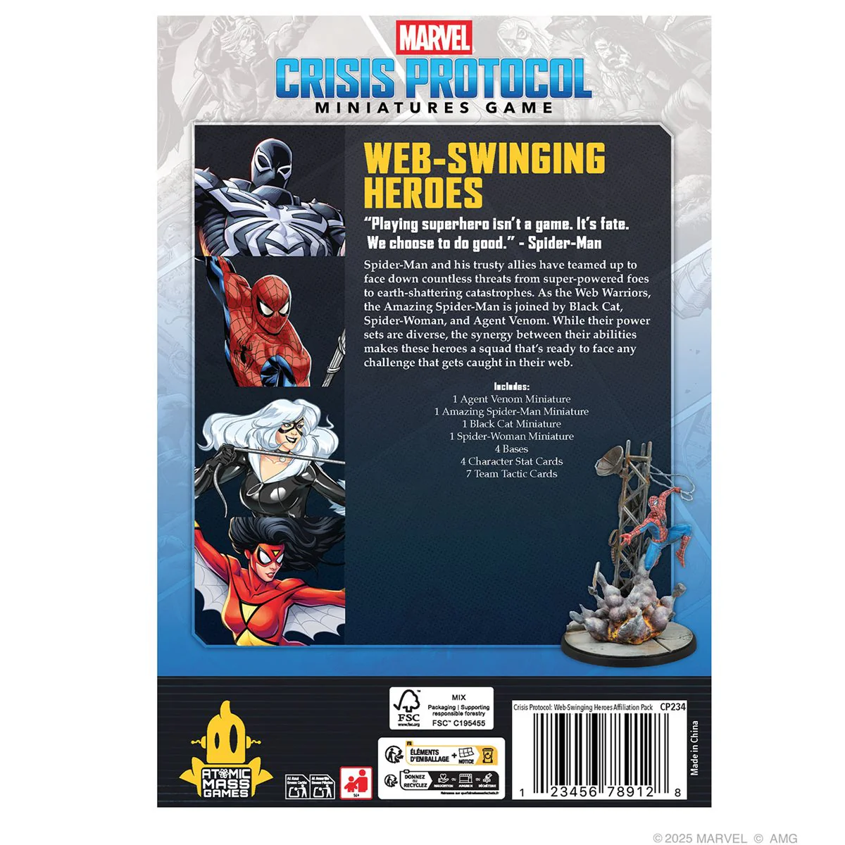 Marvel Crisis Protocol: Web-Swinging Heroes Affiliation Pack (CP234) - Image 2