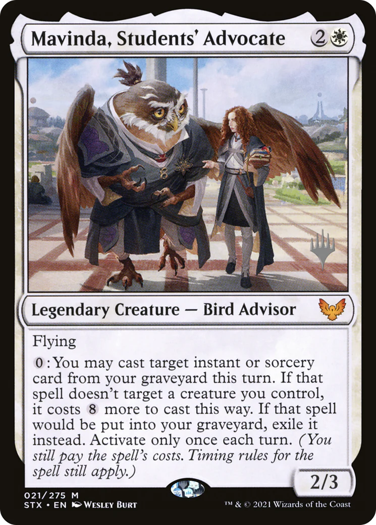 Mavinda, Students' Advocate (PPSTX-021) - Strixhaven: School of Mages Promos Foil
