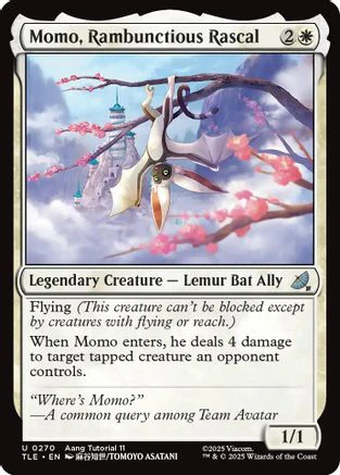 Momo, Rambunctious Rascal (0270) (TLE-270) - Avatar: The Last Airbender: Eternal-Legal