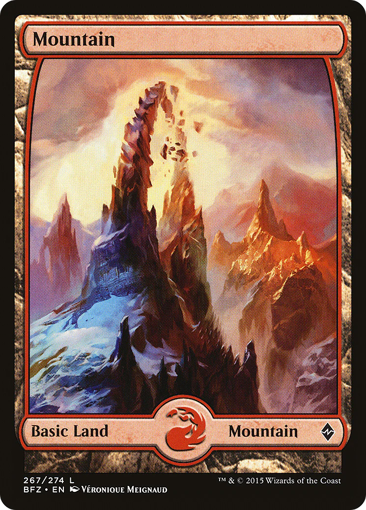 Mountain (BFZ-267) - Battle for Zendikar Foil