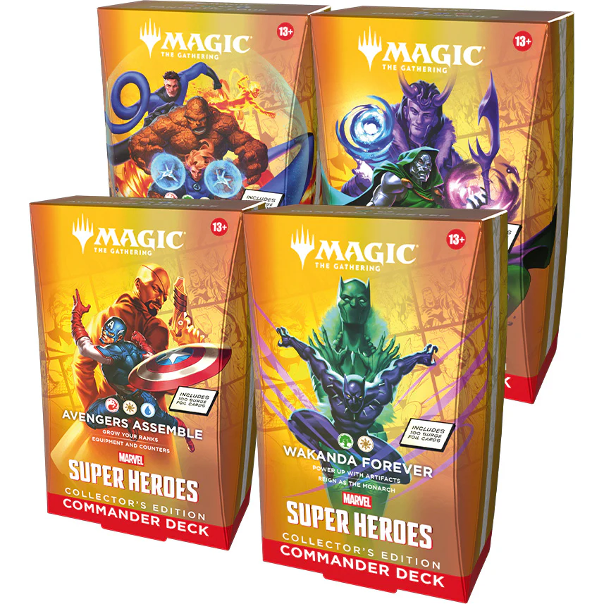 MTG - Marvel Super Heroes - Collector Commander Deck - Set of 4