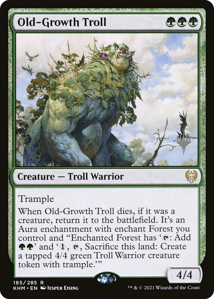Old-Growth Troll (PPKHM-185) - Kaldheim Promos Foil