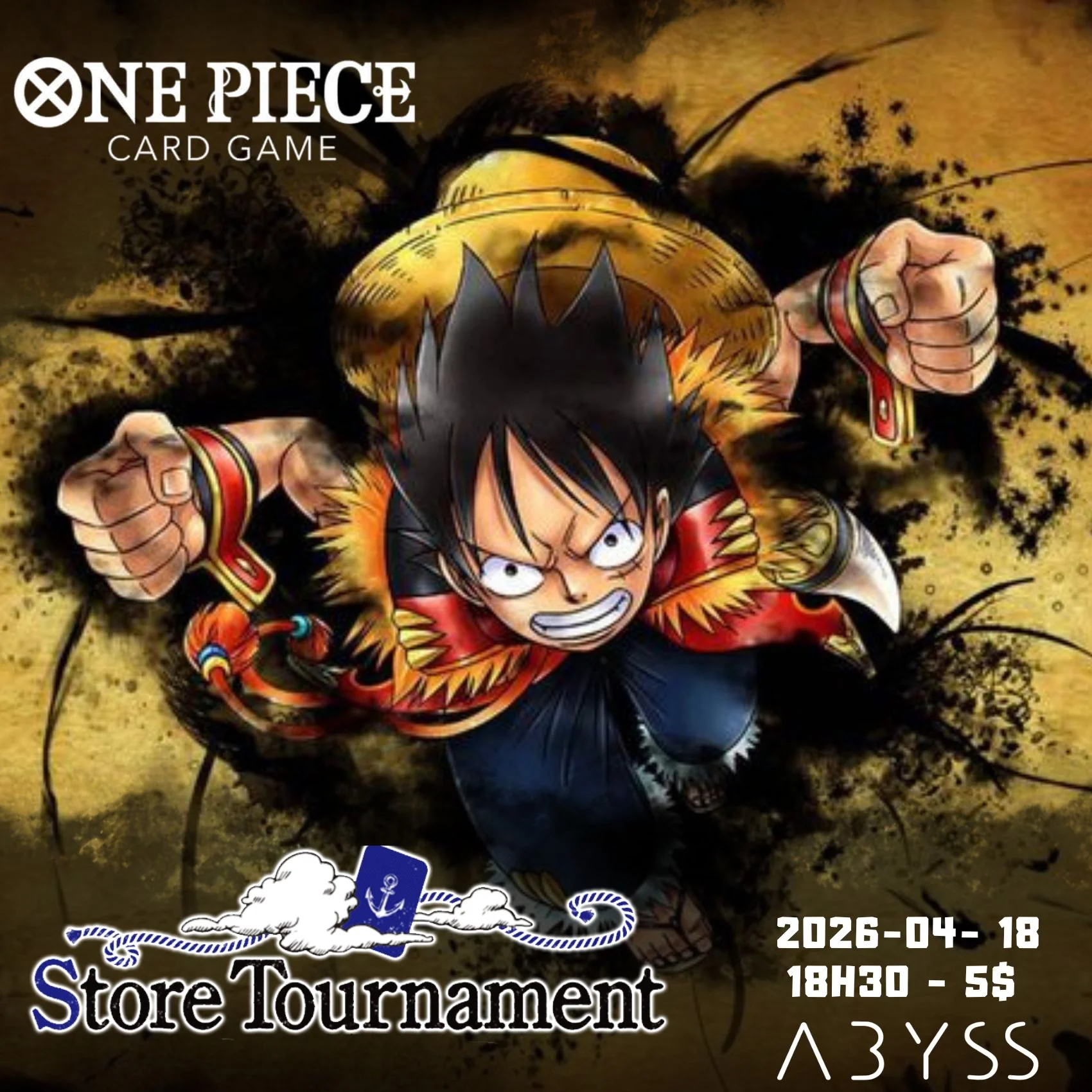 One Piece Store Tournament (Tournoi) 2026-04-18