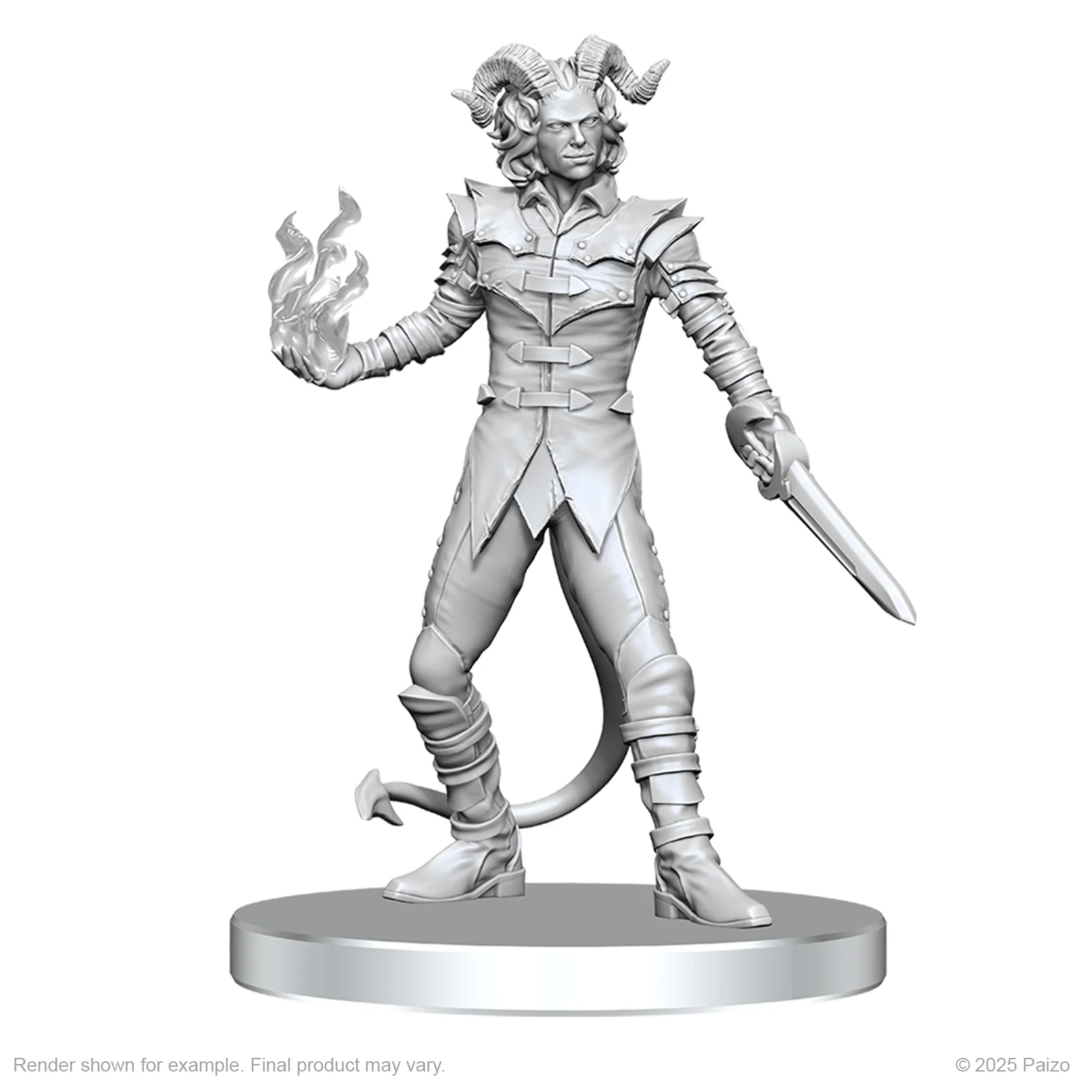 Pathfinder Unpainted Minis: Vordine & Pitborn Rogue (90840) - Image 2