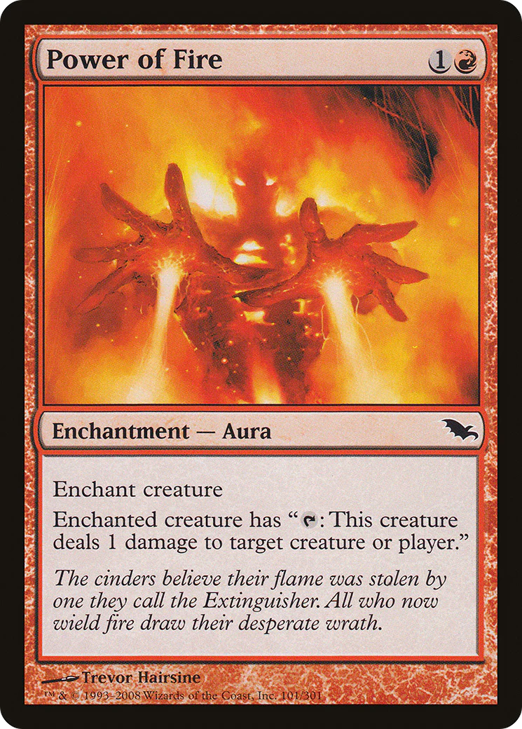 Power of Fire (SHM-101) - Shadowmoor Foil