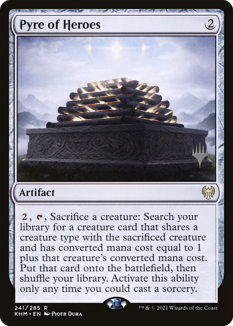 Pyre of Heroes (PPKHM-241) - Kaldheim Promos Foil
