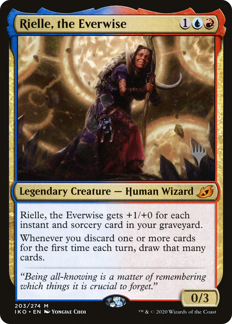 Rielle, the Everwise (PPIKO-203) - Ikoria: Lair of Behemoths Promos Foil