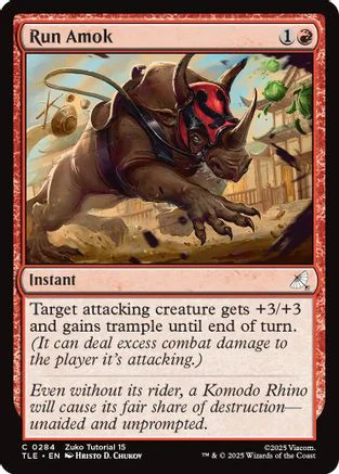 Run Amok (0284) (TLE-284) - Avatar: The Last Airbender: Eternal-Legal