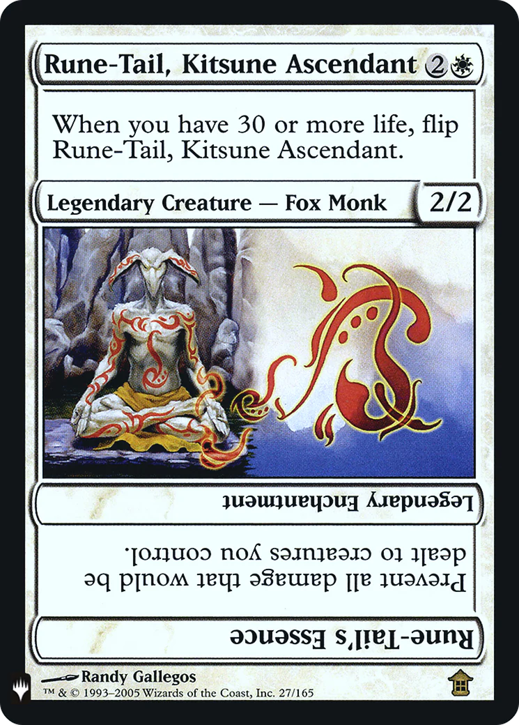 Rune-Tail, Kitsune Ascendant (LIST-027) - The List Foil