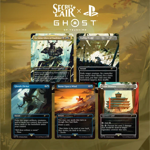 Secret Lair X Playstation : Ghost of Tsushima