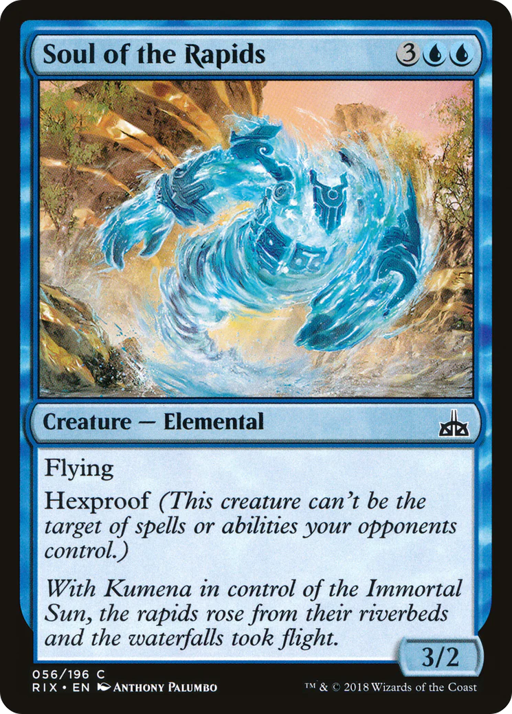 Soul of the Rapids (RIX-056) - Rivals of Ixalan Foil