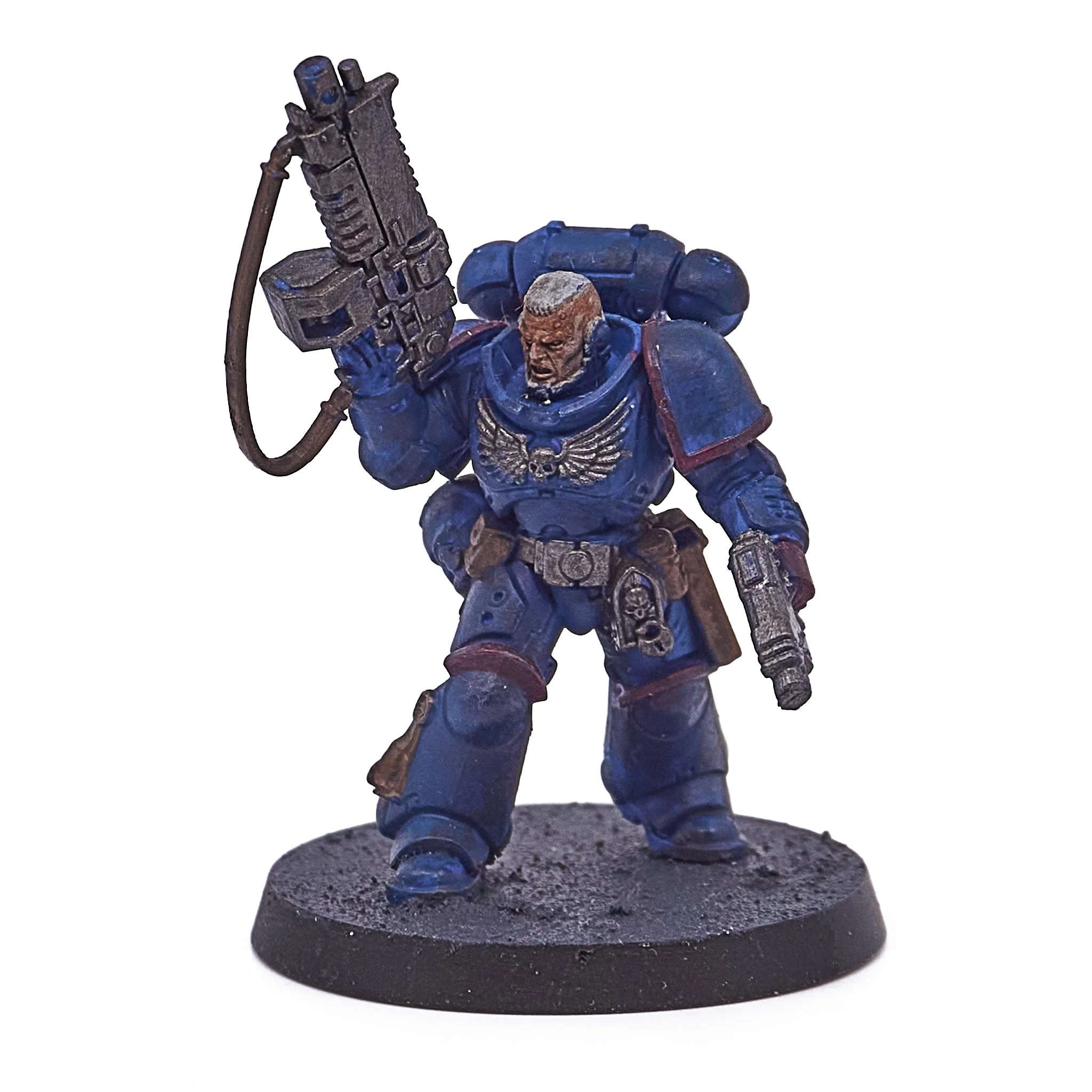 Space Marines - Lieutenant with Auto Bolt Rifle (13817-V) - Used