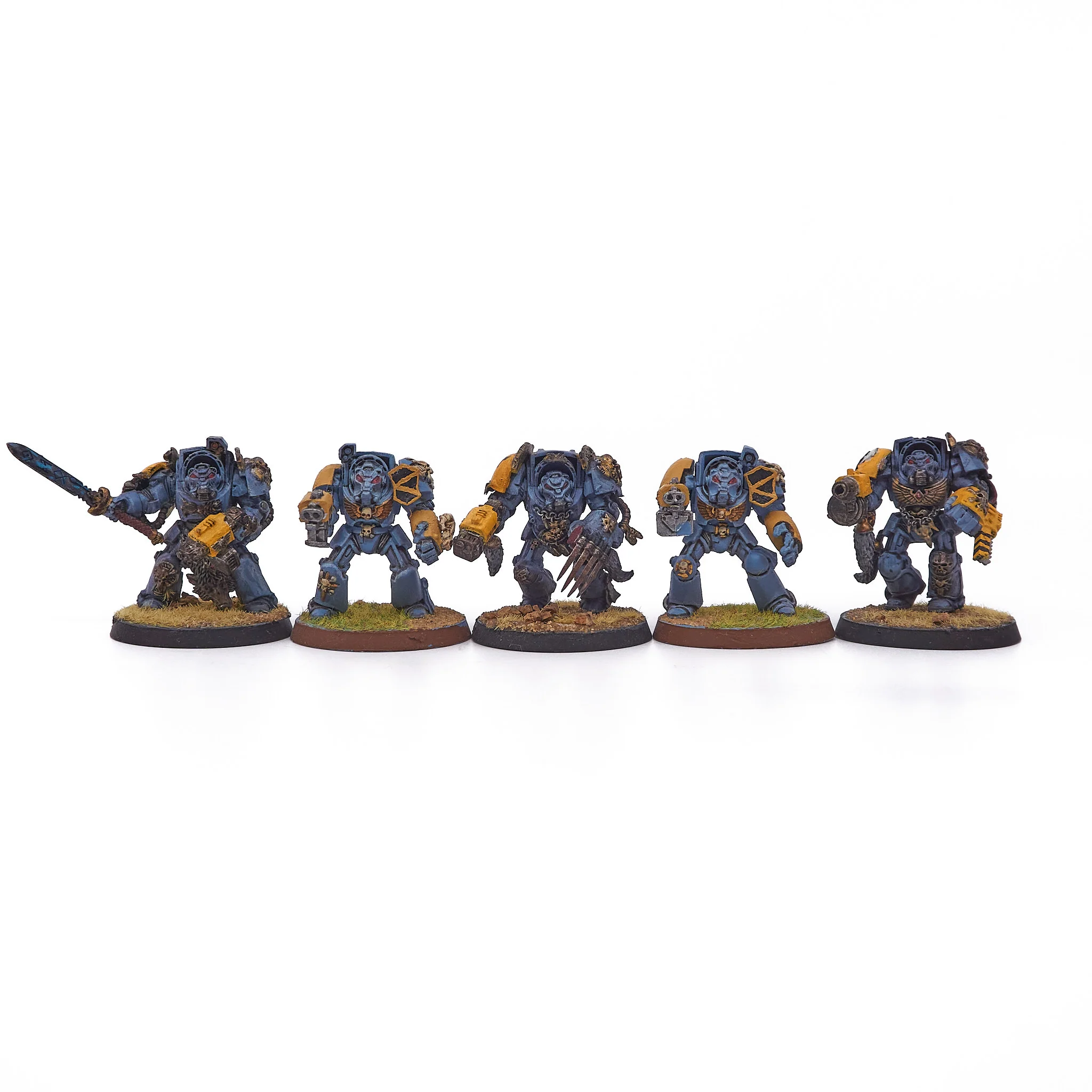 Space Wolves - Wolf Guard Terminators (15248) - Used