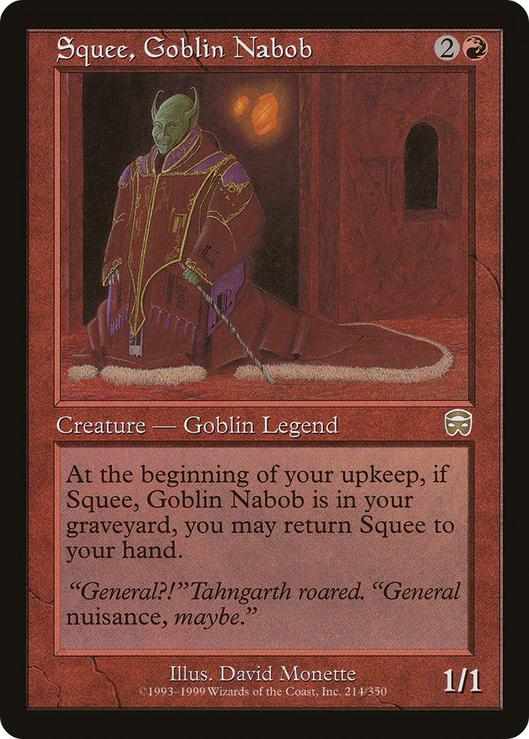 Squee, Goblin Nabob (MMQ-214) - Mercadian Masques Foil