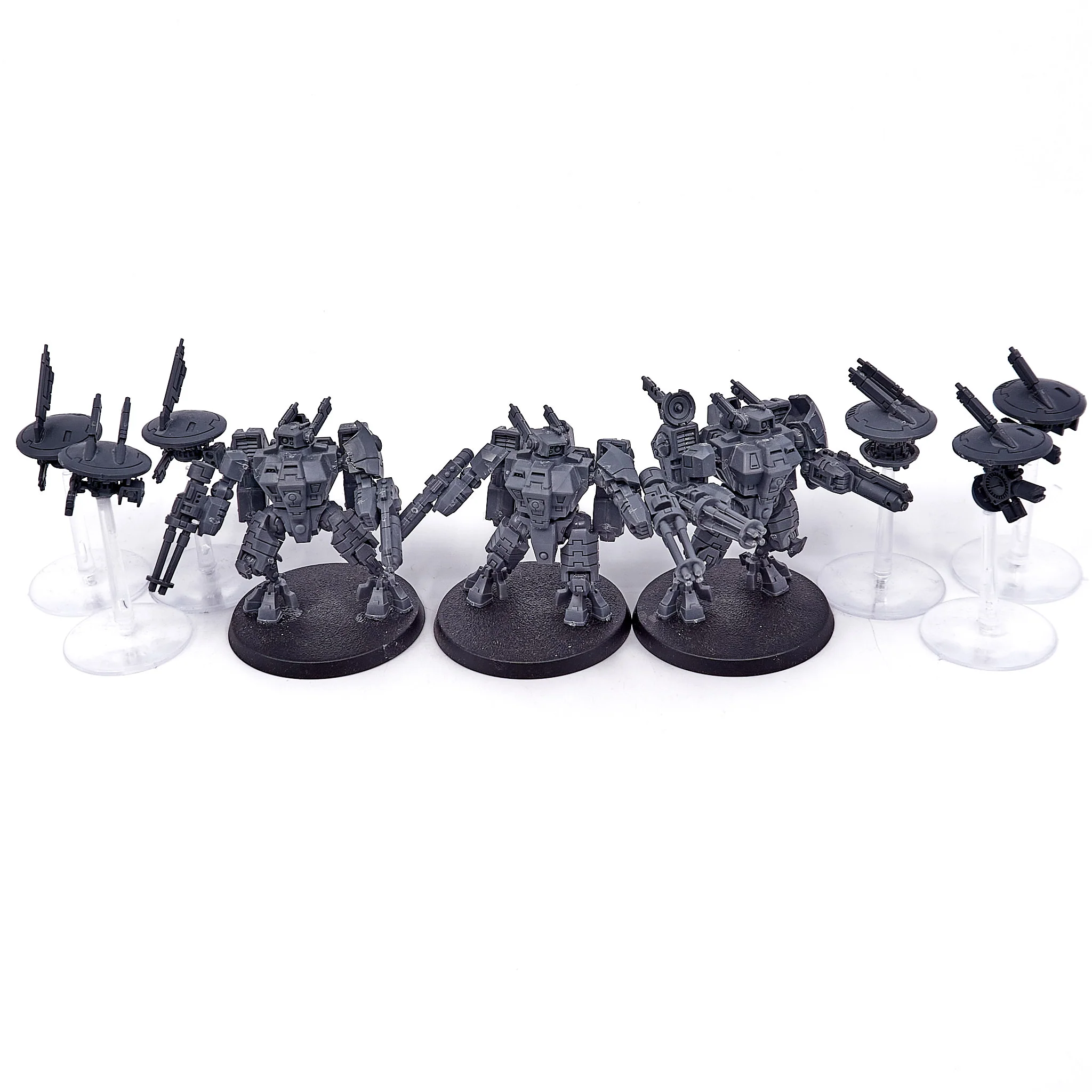 T'au Empire - XV8Crisis Battlesuit Team (12837) - Used