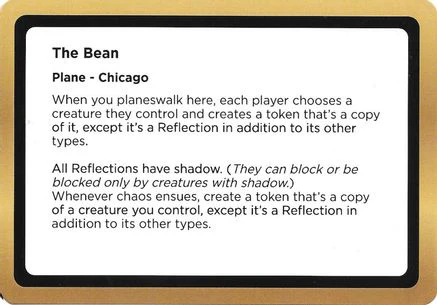 The Bean (Black Lotus Unknown Planechase) (OVER-) - Oversize Cards