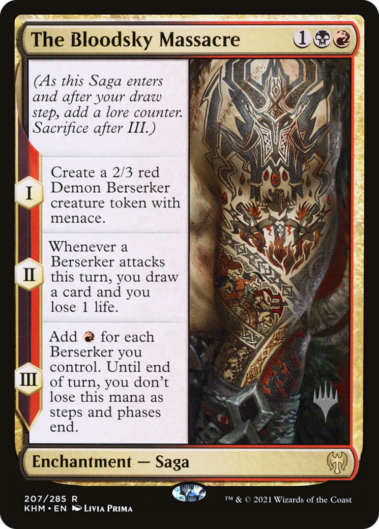 The Bloodsky Massacre (PPKHM-207) - Kaldheim Promos