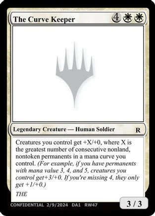 The Curve Keeper (-) - Un-Known Event Playtest Cards