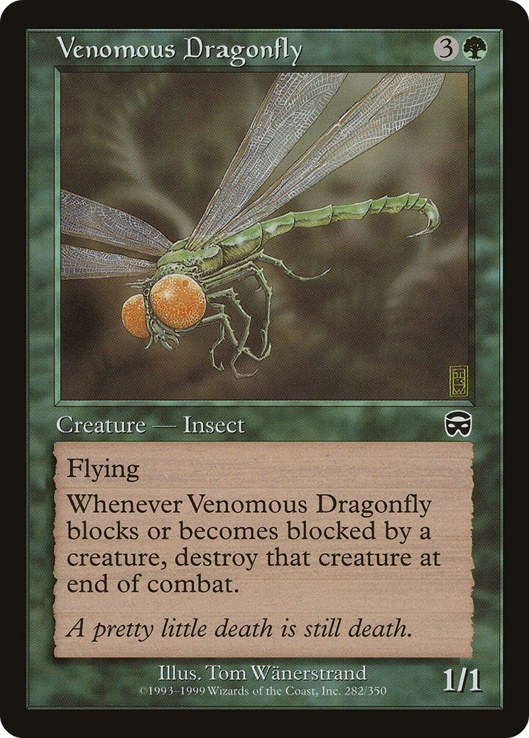Venomous Dragonfly (MMQ-282) - Mercadian Masques