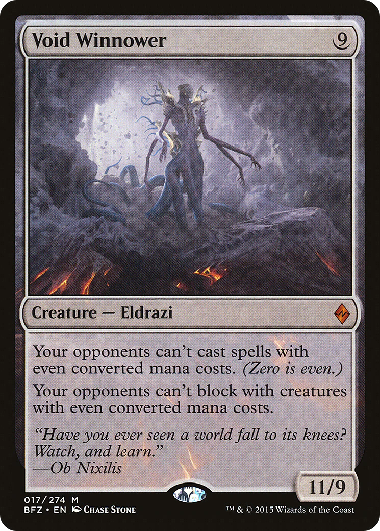 Void Winnower (BFZ-017) - Battle for Zendikar Foil