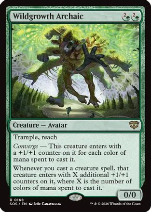 Wildgrowth Archaic (SOS-168) - Secrets of Strixhaven Foil