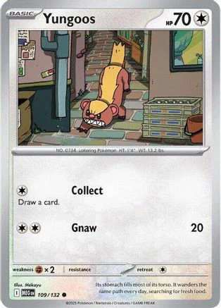 Yungoos 109/132  ME01 Mega Evolution - Common